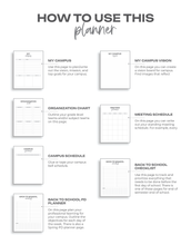 Load image into Gallery viewer, 2026-2027 Principal Planner - PDF Download - 8.5 x 11
