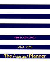 Load image into Gallery viewer, 2024-2025 Principal Planner - PDF Download
