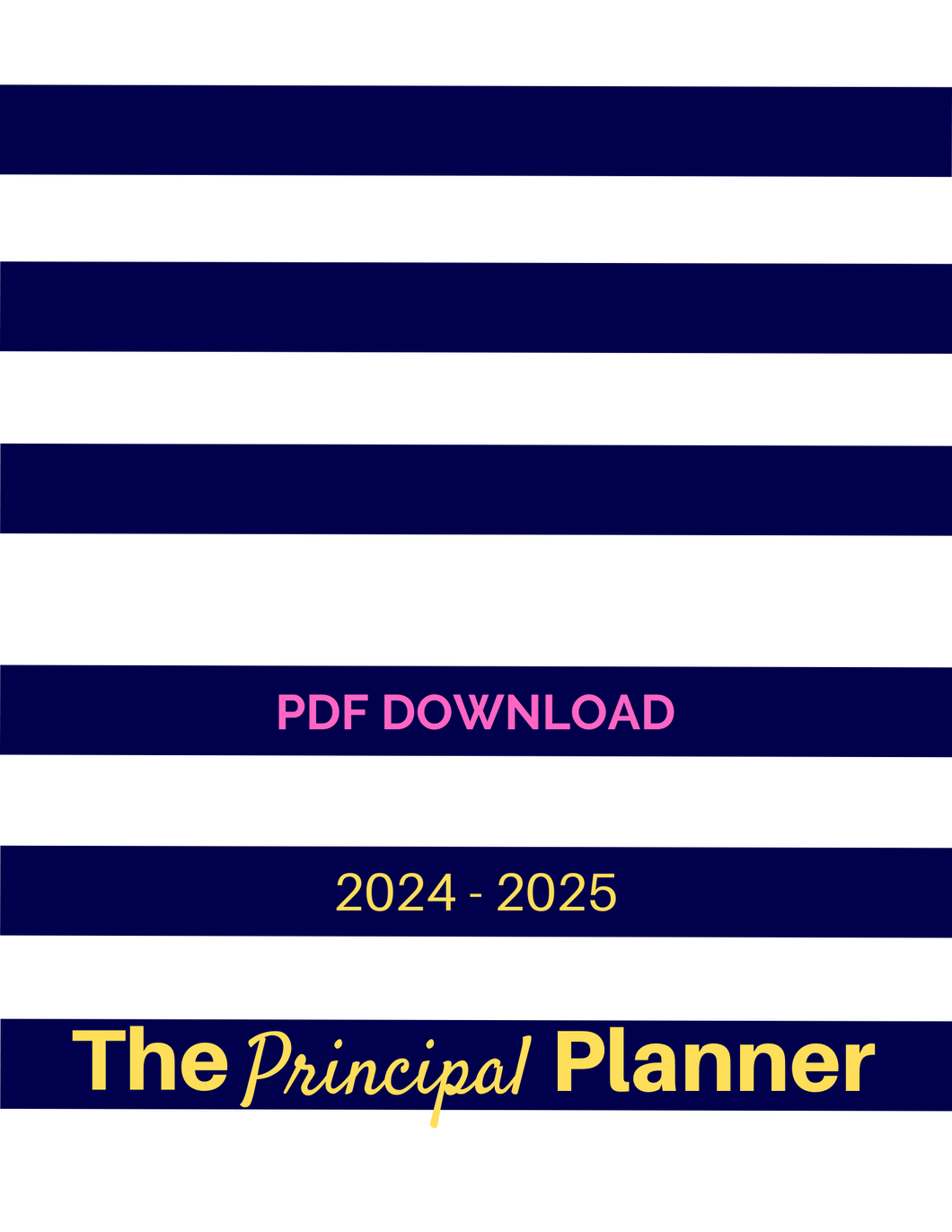 2024-2025 Principal Planner - PDF Download