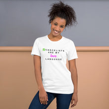 Load image into Gallery viewer, Checklist Love Language T-Shirt
